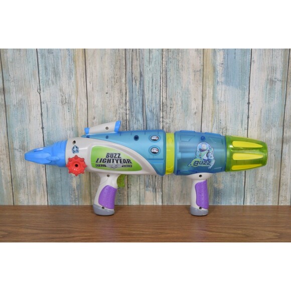Disney Store Buzz Lightyear Blaster Toy Story Gun Lights & Sounds Works 2011 - Picture 2 of 14